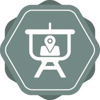 Location Presentation Vector Icon