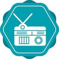 icono de vector de radio