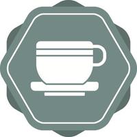 icono de vector de taza de té