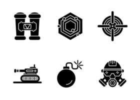 Military Vector Icon Set