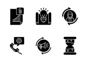 Growth Hacking Vector Icon Set