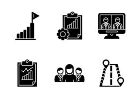 Project Planning Vector Icon Set