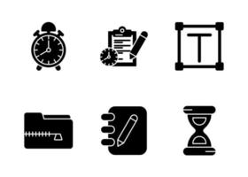 Reminder and To Do Vector Icon Set