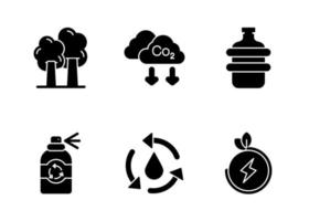 Recycling Vector Icon Set