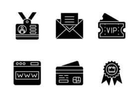 Membership Vector Icon Set