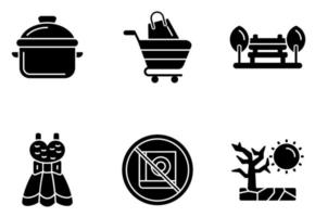 Poverty Vector Icon Set