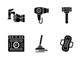 Hygiene Routine Vector Icon Set