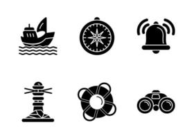 Unique Glyph vector Icon Set