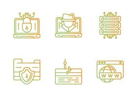 Hacker Vector Icon Set