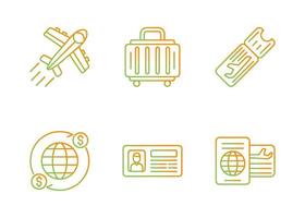 Airport Vector Icon Set