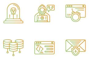 Hacker Vector Icon Set