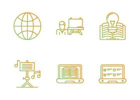 Learning Vector Icon Set