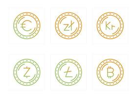 Currency Vector Icon Set