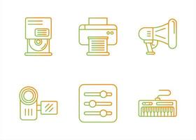 Multimedia Vector Icon Set