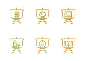 Presentation Vector Icon Set