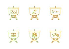 Presentation Vector Icon Set