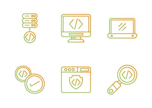 Coding Vector Icon Set