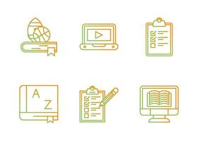 Learning Vector Icon Set