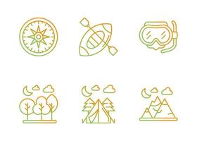 Adventure Vector Icon Set