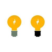 lamp or idea for logo or icon illustration vector