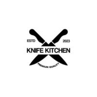 knife logo for restaurant icon or logo in vector