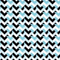 seamless pattern zig zag chevron black and blue vector