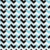 seamless, patrón, zig zag, chevron, negro y azul vector