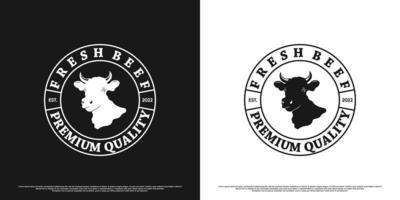 Cow logo design with unique concept Premium Vector part 2