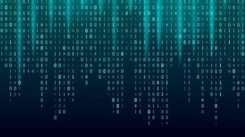 Creative Stream Of Binary Code Algorithm Vector