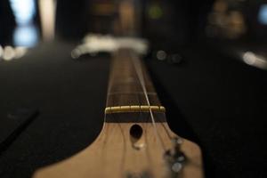 electric guitar detail close up photo