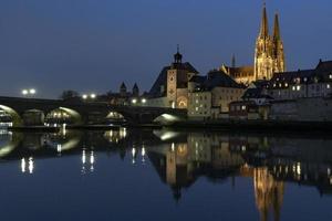 regensburg cityview in germany unesco site photo