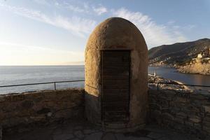 Camogli castle fortress view from the top photo