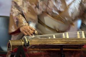 Koto japanese harp photo