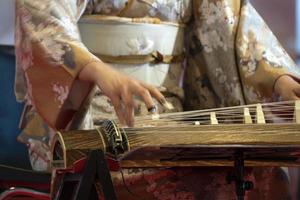 Koto japanese harp photo