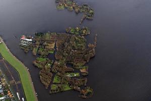 Amsterdam schipol area airport aerial view panorama photo