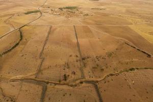 asentamiento maroc en el desierto cerca de la vista aérea de marrakech foto