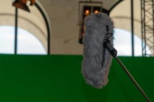 movie hanging microphone photo