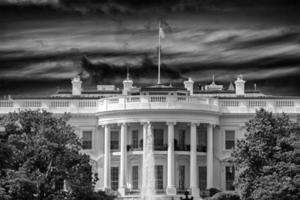 White House building in Washington DC photo