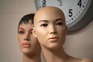 female mannequin figure close up photo