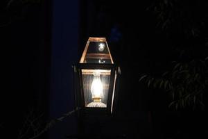 old whale oil lamp street lantern light in martha vineyard photo