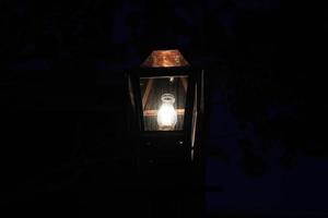 old whale oil lamp street lantern light in martha vineyard photo