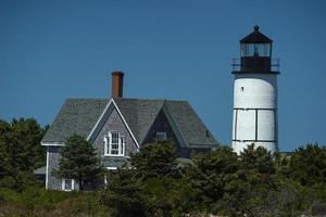 Sandy Neck Lighthouse atlantic ocean cape cod barnstable houses photo