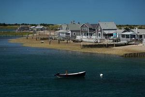 Sandy Neck Lighthouse atlantic ocean cape cod barnstable houses photo