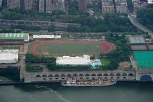 new york city manhattan helicopter tour aerial cityscape photo