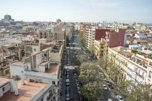 valencia aerial view cityscape from tower photo