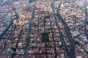 ciudad de méxico vista aérea paisaje urbano panorama foto