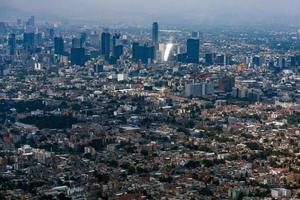 ciudad de méxico vista aérea paisaje urbano panorama foto