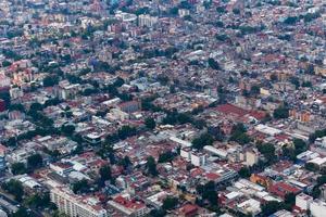 mexico city aerial view cityscape panorama photo