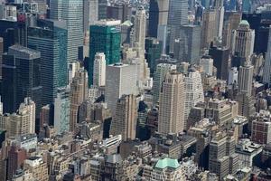 New York city aerial panorama photo