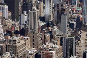 New York city aerial panorama photo